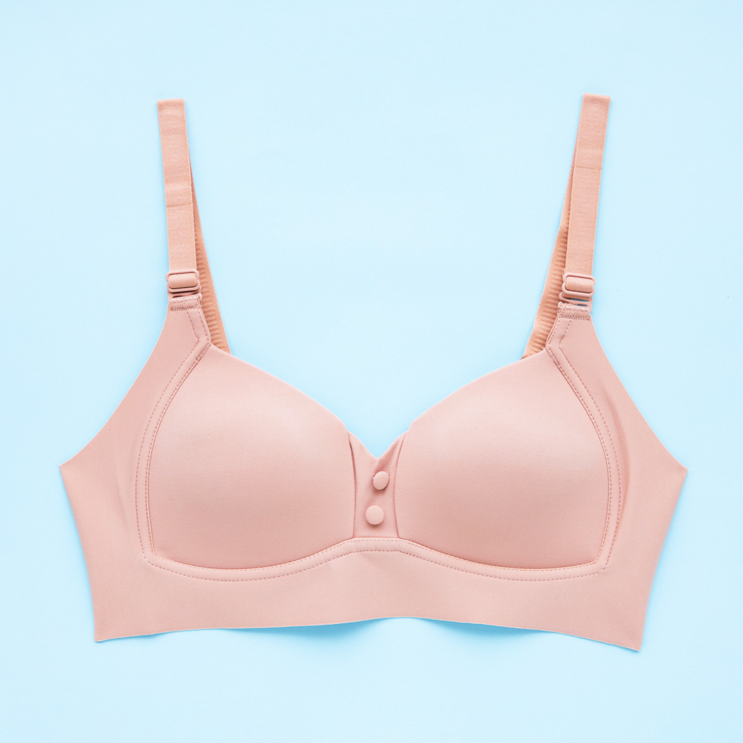 Beige Padded Non-Wired Bra
