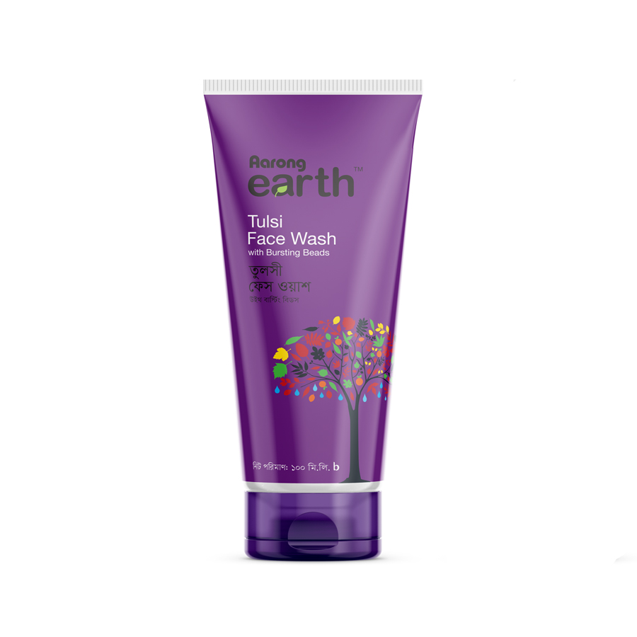 Aarong Earth Tulsi Face Wash with Bursting Beads