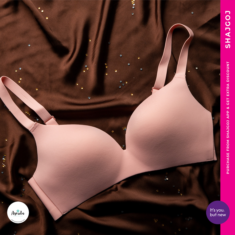 Armela Wireless Bra - Nude Pink