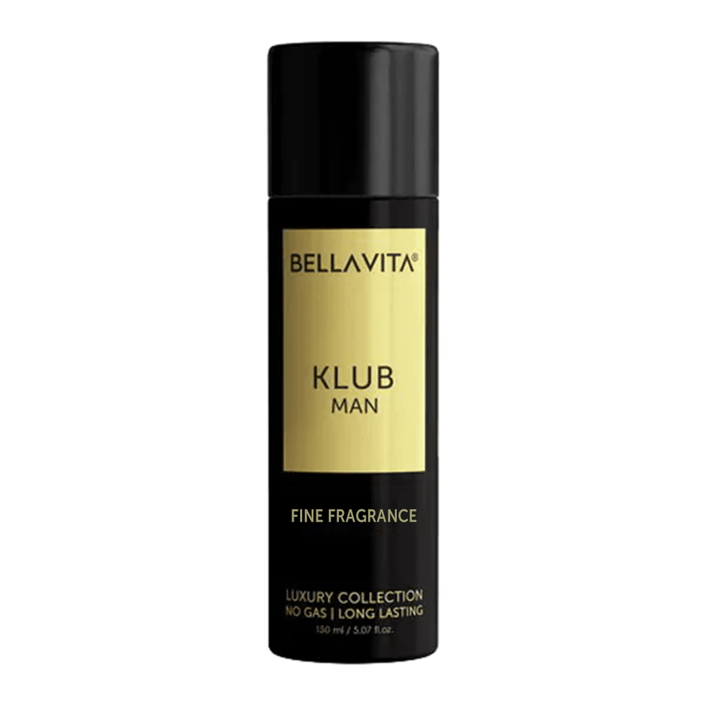 Bellavita KLUB Man Fine Fragrance Luxury Body Spray 150ml
